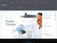 Tablet Screenshot of biomedica.it